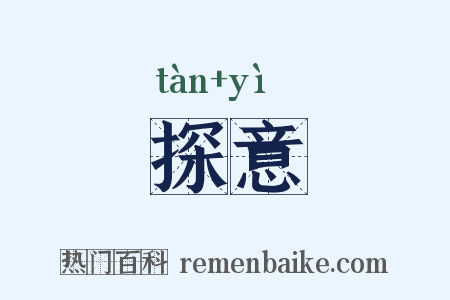 探意是什么意思的图片
